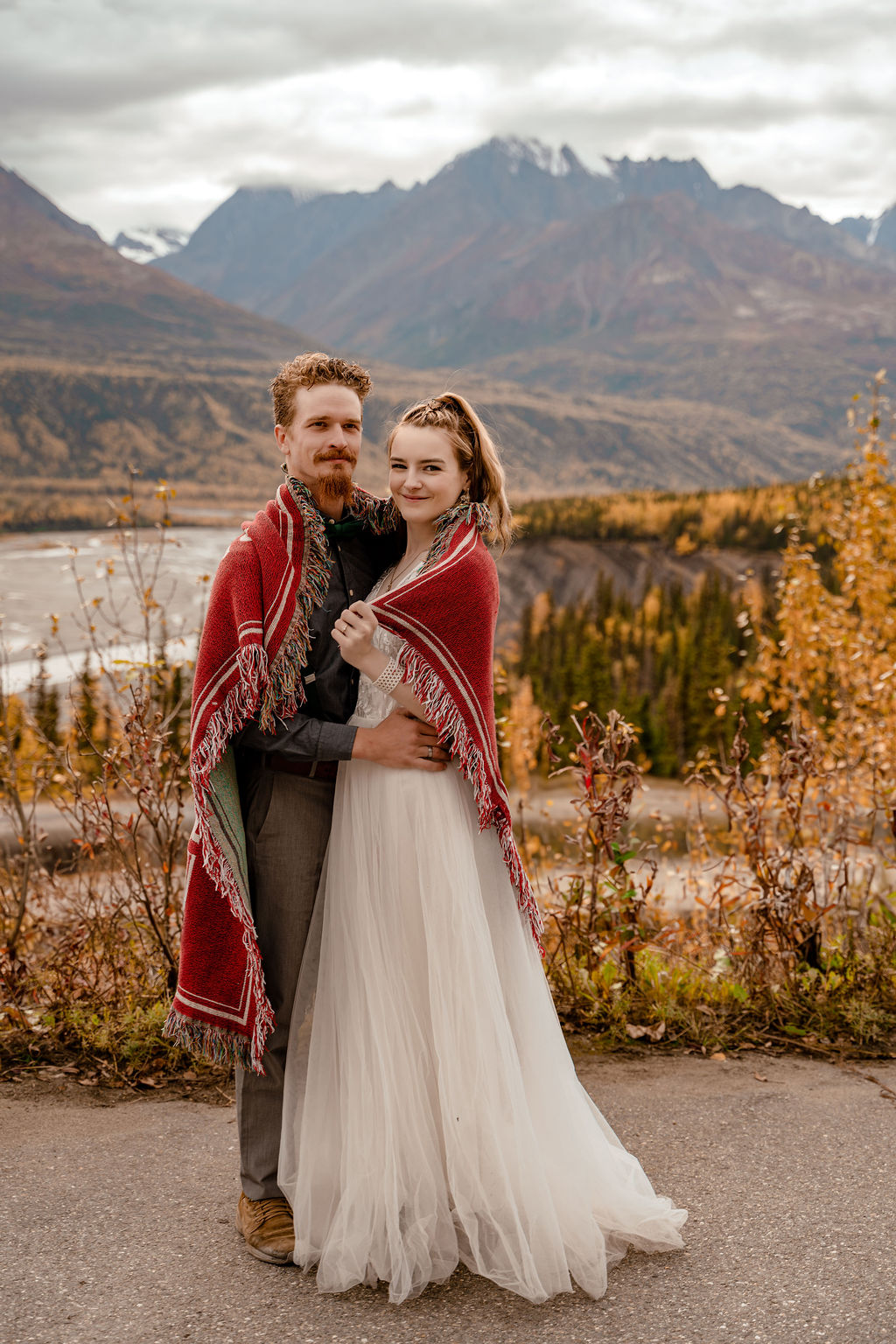 Fall Alaska Elopement Couples Photography